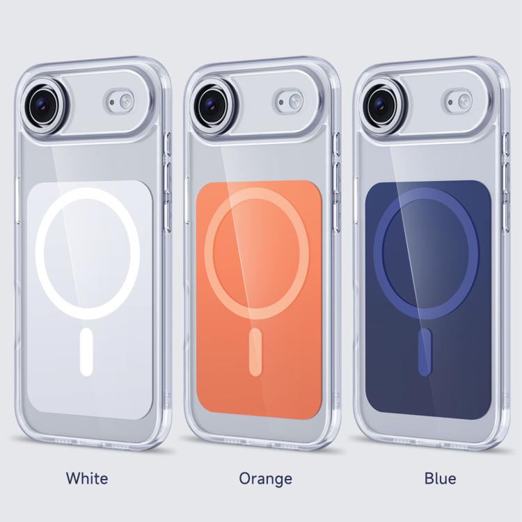 For iPhone Air Kalebol Transparent Magnetic MagSafe Skin Feel Phone Case(White) by Kalebol