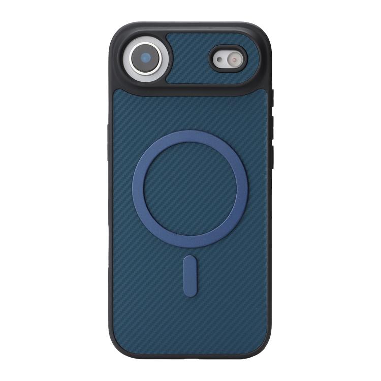 For iPhone Air Kalebol Carbon Fiber MagSafe Phone Case(Blue) by Kalebol