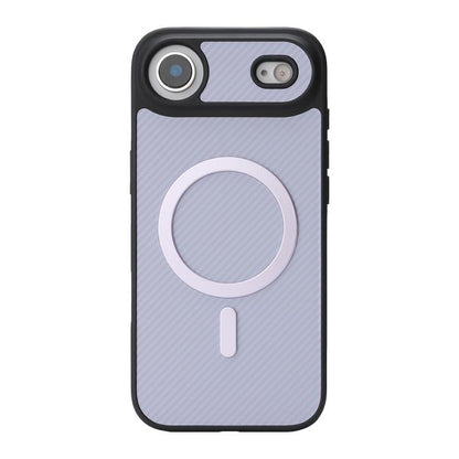 For iPhone Air Kalebol Carbon Fiber MagSafe Phone Case(Purple) by Kalebol