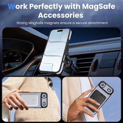 For iPhone Air Kalebol Carbon Fiber MagSafe Phone Case(Purple) by Kalebol