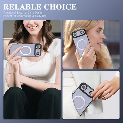 For iPhone Air Kalebol Carbon Fiber MagSafe Phone Case(Purple) by Kalebol