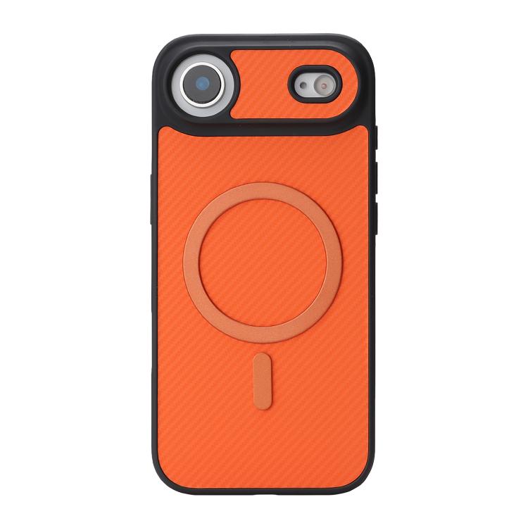 For iPhone Air Kalebol Carbon Fiber MagSafe Phone Case(Orange) by Kalebol