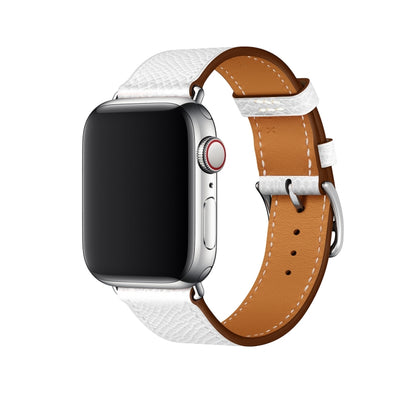 For Apple Watch 3 / 2 / 1 Generation 42mm Universal Leather Cross Band(White) by bashfashion