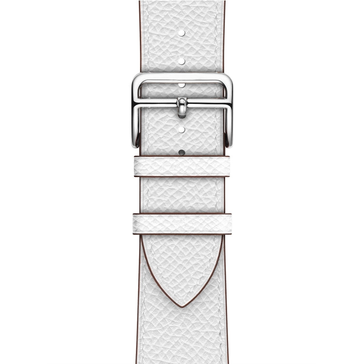 For Apple Watch 3 / 2 / 1 Generation 42mm Universal Leather Cross Band(White) by bashfashion