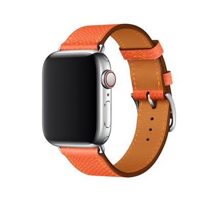 For Apple Watch 3 / 2 / 1 Generation 42mm Universal Leather Cross Band(Orange) by bashfashion