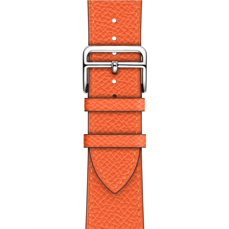 For Apple Watch 3 / 2 / 1 Generation 38mm Universal Leather Cross Band(Orange) by bashfashion