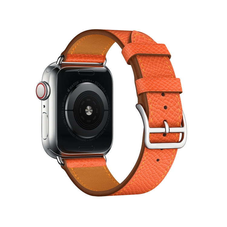 For Apple Watch 3 / 2 / 1 Generation 38mm Universal Leather Cross Band(Orange) by bashfashion