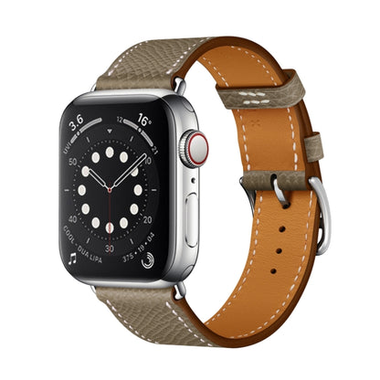 For Apple Watch 3 / 2 / 1 Generation 38mm Universal Leather Cross Band(Gray) by bashfashion