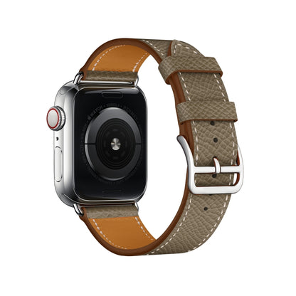 For Apple Watch 3 / 2 / 1 Generation 38mm Universal Leather Cross Band(Gray) by bashfashion