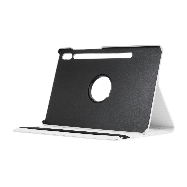 ENKAY 360 Degree Rotation Lichi Texture Leather Case with Holder for Samsung Galaxy Tab S6 10.5 T860 / T865(White) by ENKAY