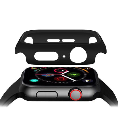 ENKAY Hat-prince Full Coverage PC Case + Tempered Glass Protector for Apple Watch Series 6 / 5 / 4 / SE 3 / SE 2 / SE 1 40mm(Black) by ENKAY