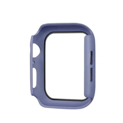 ENKAY Hat-prince Full Coverage PC Case + Tempered Glass Protector for Apple Watch Series 6 / 5 / 4 / SE 3 / SE 2 / SE 1 40mm(Blue) by ENKAY