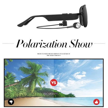 A8 Wireless Earphone Bluetooth Headset Sunglasses Music Headphones Smart Glasses Earbud Hands-free with Mic by bashfashion