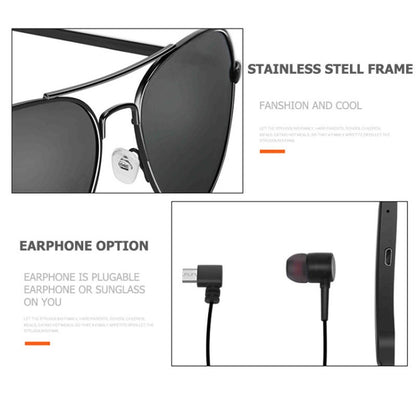 A8 Wireless Earphone Bluetooth Headset Sunglasses Music Headphones Smart Glasses Earbud Hands-free with Mic by bashfashion