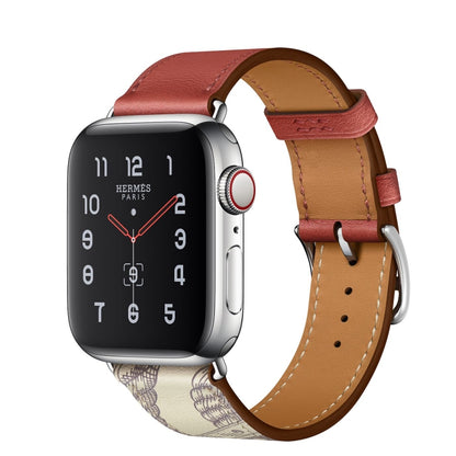For Apple Watch 3 / 2 / 1 Generation 38mm Universal Silk Screen Psingle-ring Watch Band(Red) by bashfashion