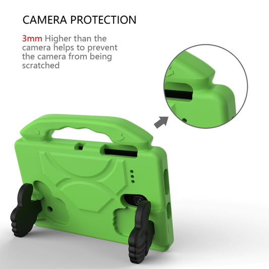 For Samsung Galaxy Tab A 8.0 2017 Thumb Bracket EVA Shockproof Tablet Case(Green) by bashfashion