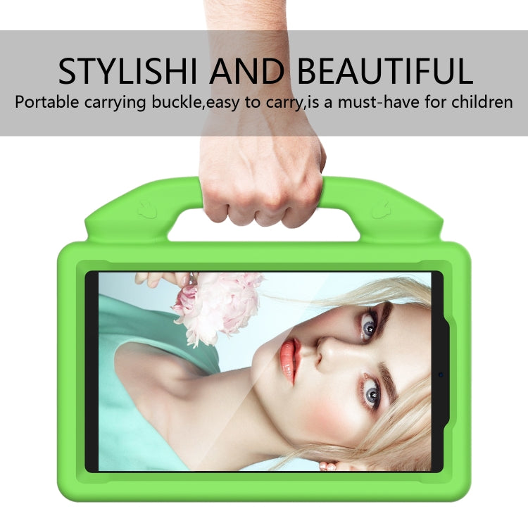 For Samsung Galaxy Tab A 8.0 2017 Thumb Bracket EVA Shockproof Tablet Case(Green) by bashfashion