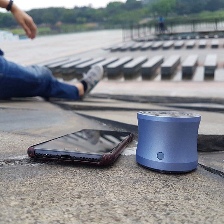 EWA A109M Portable Bluetooth Speaker Wireless Heavy Bass Bomm Box Subwoofer Phone Call Surround Sound Bluetooth Shower Speaker(Blue) by EWA