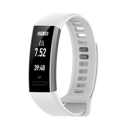 For Huawei Band 2 Pro / Band 2 / ERS-B19 / ERS-B29 Sports Bracelet Silicone Watch Band(White) by bashfashion
