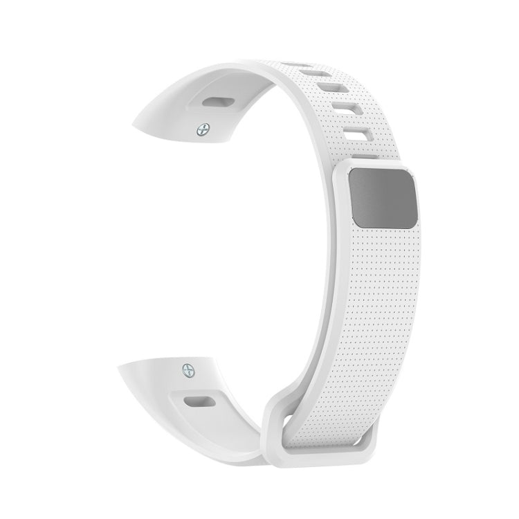 For Huawei Band 2 Pro / Band 2 / ERS-B19 / ERS-B29 Sports Bracelet Silicone Watch Band(White) by bashfashion