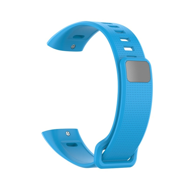 For Huawei Band 2 Pro / Band 2 / ERS-B19 / ERS-B29 Sports Bracelet Silicone Watch Band(Blue) by bashfashion