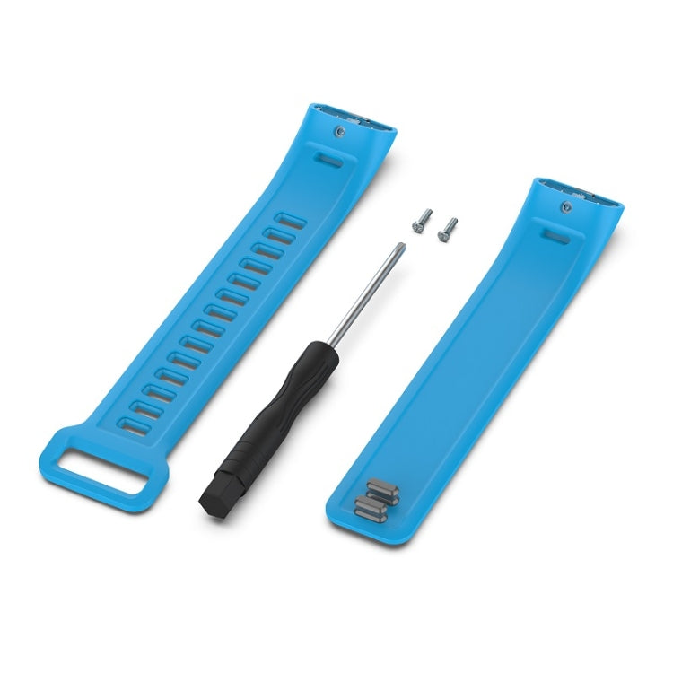 For Huawei Band 2 Pro / Band 2 / ERS-B19 / ERS-B29 Sports Bracelet Silicone Watch Band(Blue) by bashfashion