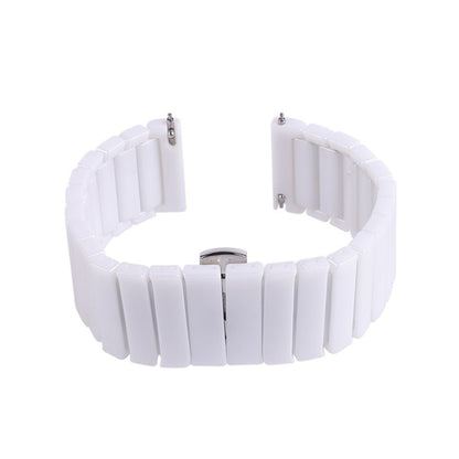 22mm For Huawei Watch GT2e GT2 46mm Ceramic Watch Band(White) by bashfashion