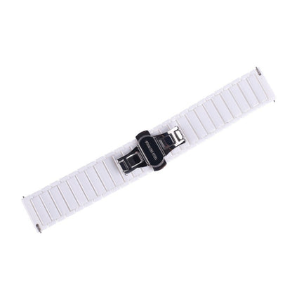 22mm For Huawei Watch GT2e GT2 46mm Ceramic Watch Band(White) by bashfashion