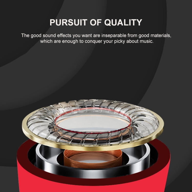 3.5mm Jack Crack Earphone Wired Headset Super Bass Sound Headphone Earbud with Mic for Mobile Phone Samsung Xiaomi MP3 4(Red) by bashfashion