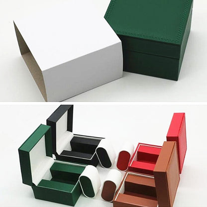 Flip Watch Box Bracelet Gift Packaging Storage Box(Green) by bashfashion