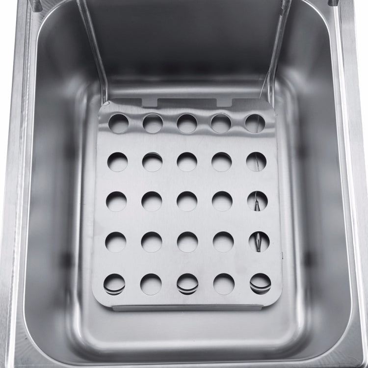 Desktop Thickening Electric Fryer Fried Chicken Legs Fries Stainless Steel Electric Fryer With Basket(Single Cylinder Single Screen) by bashfashion