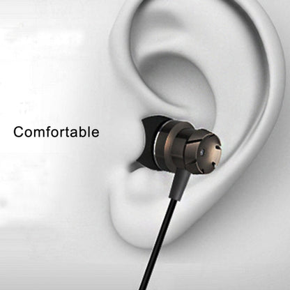3.5mm Wired Headphones Handsfree Headset In Ear Earphone Earbuds with Mic for Xiaomi Phone MP3 Player Laptop(Black Grey) by bashfashion