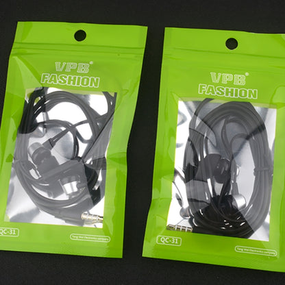 VPB S3 Sport Earphone Wired Super Bass 3.5mm Crack Earphone Earbud with Microphone Hands Free for Samsung MP3(Gold) by VPB