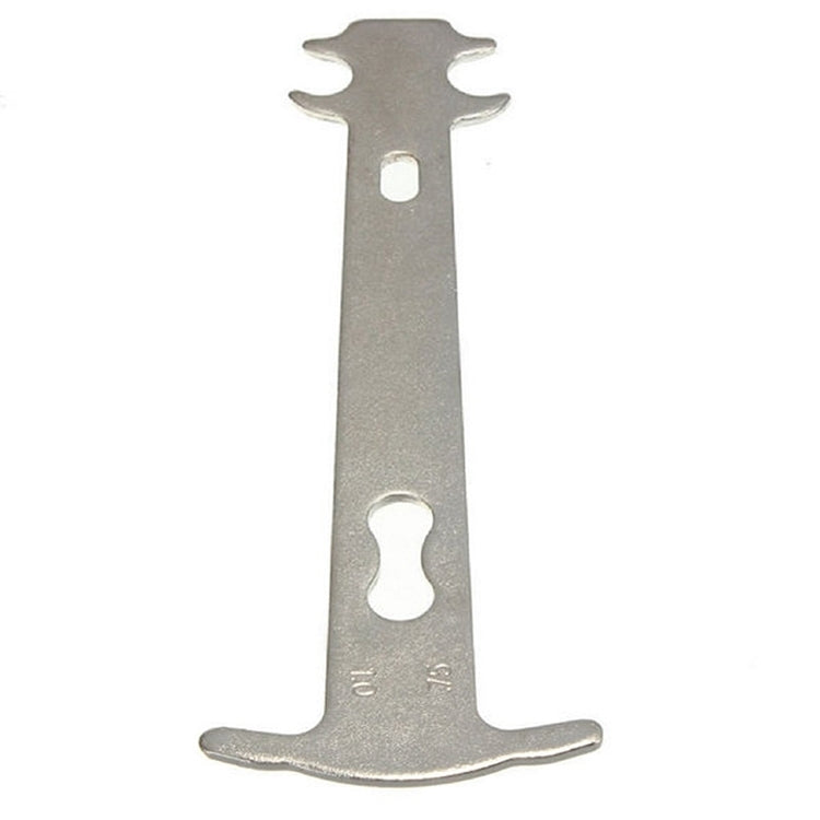 2pcs icycle Chain Test Caliper Mountain Bike Chain Wear Replacement Detection Rail Tool by bashfashion