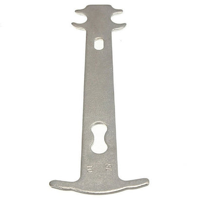 2pcs icycle Chain Test Caliper Mountain Bike Chain Wear Replacement Detection Rail Tool by bashfashion