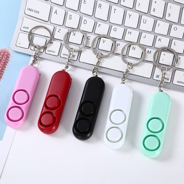 5 PCS 120dB Loud Volume Women Anti-Wolf Alarm Keychain, Random Color Delivery by bashfashion