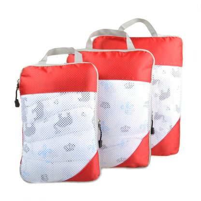 3 in 1 Travel Bag Storage Organizer Set Bags Shoe Luggage Suitcase Clothes Organizer(Orange) by bashfashion