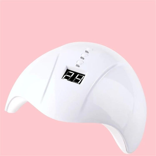 36W UV Led Lamp Nail Dryer 12 Leds for Nail Machine Curing 30s/60s/99s Timer USB Connector(White) by bashfashion