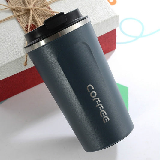 Smart Version Double Stainless steel 304 Coffee Mug Car Thermos Mug Travel Thermo Cup 510ml(Blue) by bashfashion