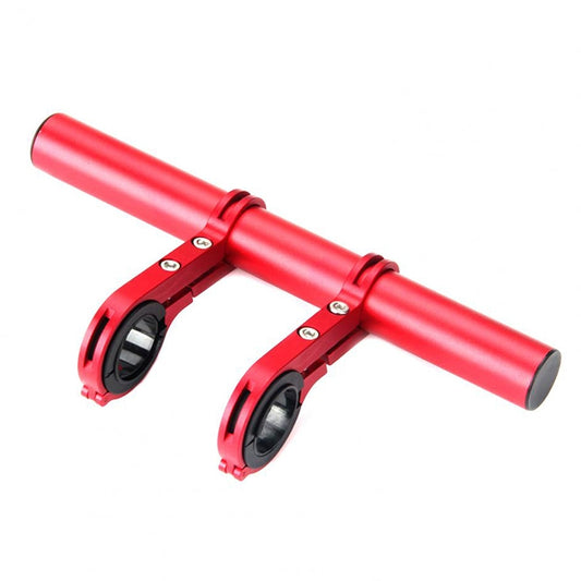 Cycling Handlebar Bike Flashlight Holder Handle Bar Bicycle Accessories Extender Mount Bracket(Red) by bashfashion