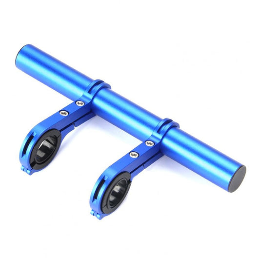Cycling Handlebar Bike Flashlight Holder Handle Bar Bicycle Accessories Extender Mount Bracket(Blue) by bashfashion