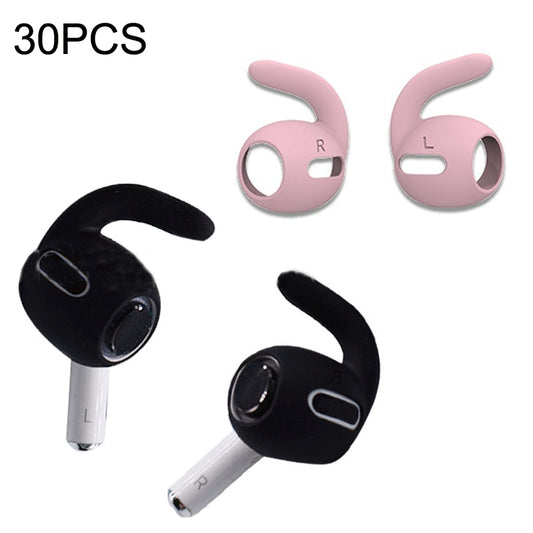30PCS Ultra-thin Earphone Ear Caps For Apple Airpods Pro(Pink) by bashfashion