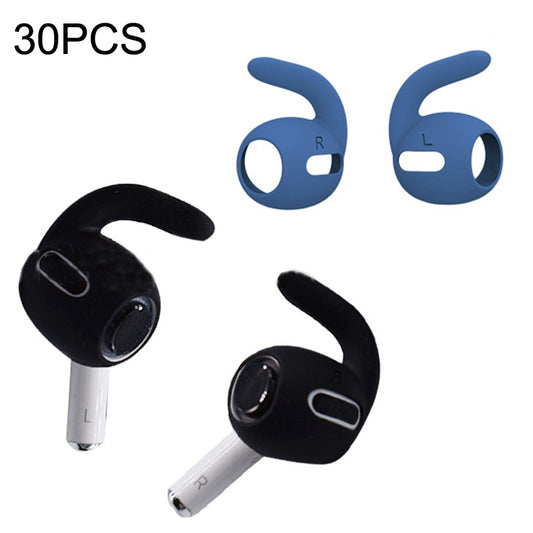30PCS Ultra-thin Earphone Ear Caps For Apple Airpods Pro(Dark Blue) by bashfashion