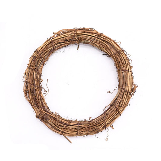 2 PCS Tree Vine Christmas Wreath DIY Rattan Garden Decoration Rattan Window Decoration, Size:15CM by bashfashion