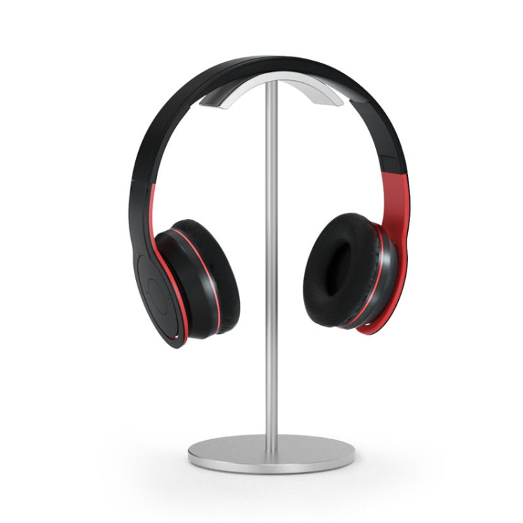 Aluminum Alloy Headset Bracket Weaving Headset Metal Display Stand(Silver) by bashfashion