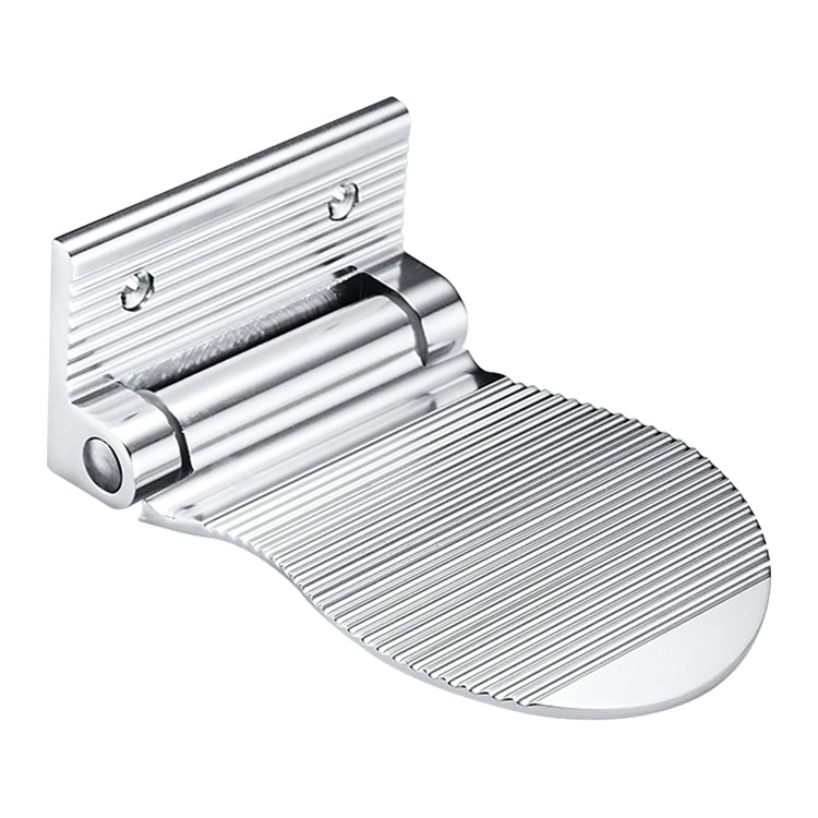 Wall Mounted Aluminium Alloy Bathroom Shower Foot Rest Footstool(Silver) by bashfashion