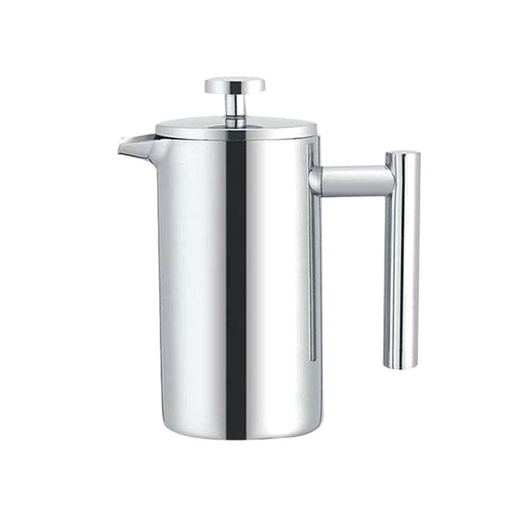 304 Stainless Steel French Pressure Coffee Pot Hand Made Tea Pot, Capacity:350ml by bashfashion
