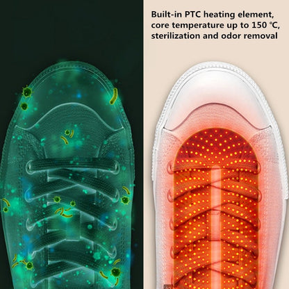 SOTHING 220V Shoe Dryers Deodorization Sterilization Quick Drying Dryer Winter Shoes Heater, CN Plug, Style:Regular Edition(White) by bashfashion