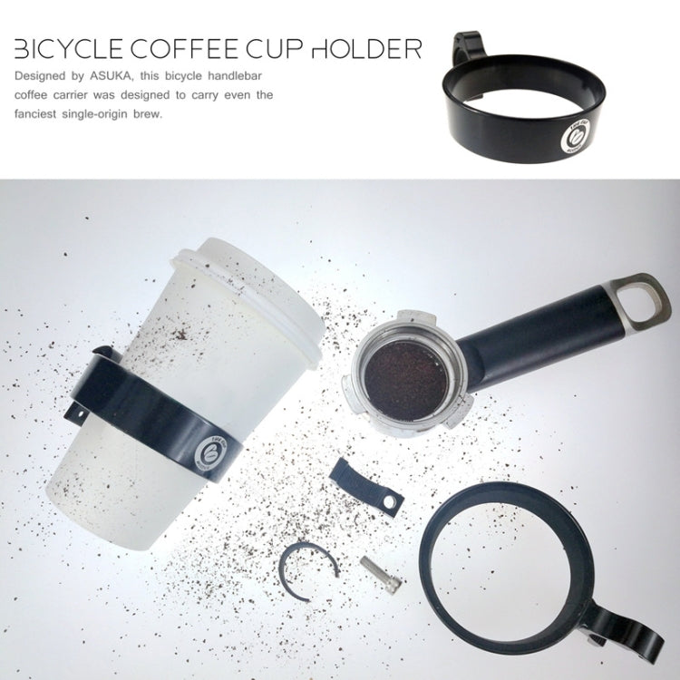 Cycling Bicycle Coffee Cup Holder Milk Tea Cup Holder Aluminum Alloy Bottle Holder(Blue) by bashfashion