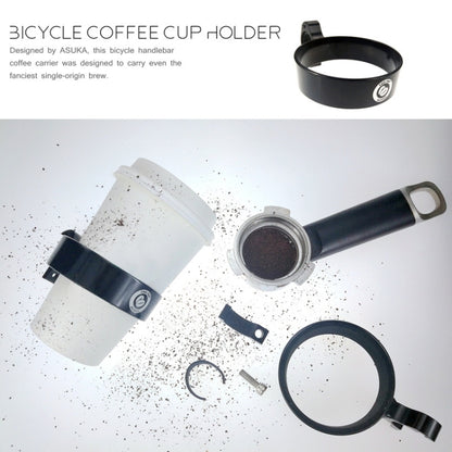 Cycling Bicycle Coffee Cup Holder Milk Tea Cup Holder Aluminum Alloy Bottle Holder(Blue) by bashfashion